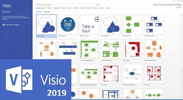 microsoft visio standard vs professional 2019