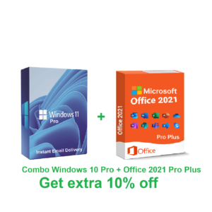 Combo Installer Windows 11 Pro + Office 2021 Pro Plus (Get extra 10% off)